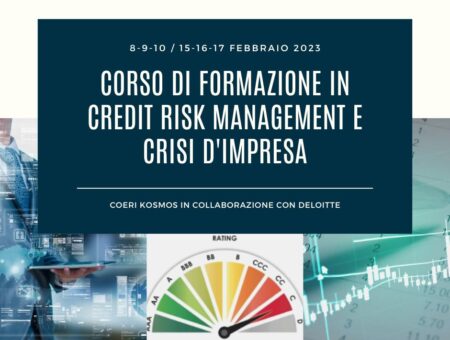 Febbraio 2023 Corso di alta Formazione Specialistica in Credit Risk Management e Crisi d’Impresa